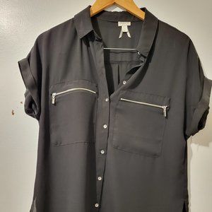 dynamite button up blouse